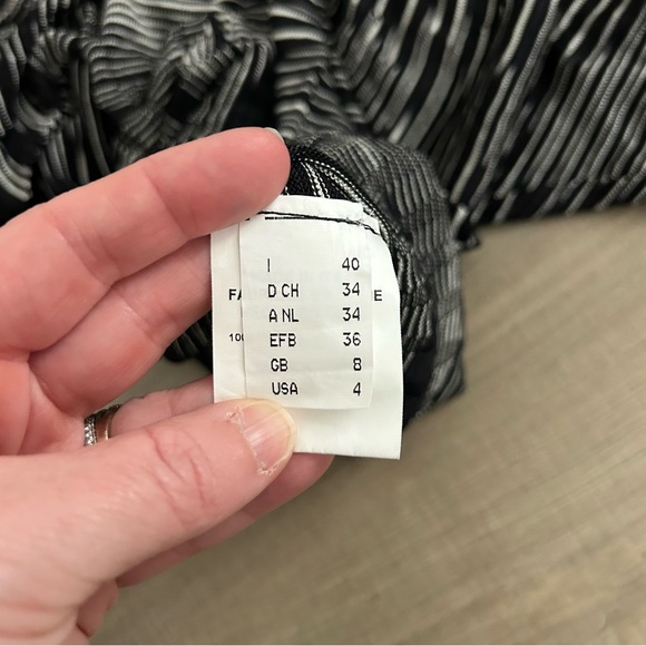 Missoni Black White Striped Summer Knit Viscose Long Sleeve Blouse 4 - Picture 7 of 10